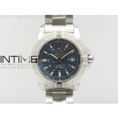 GF 브라이틀링 콜트 스틸 블루다이얼 브레이슬릿CLOT CHRONOMETER SS  BLUE STICKS MARKER DIAL ON SS BRACELET A2824