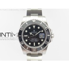 VR MAX 공장 롤렉스 서브마리너 블랙 데이트 SUBMARINER 116610LN BLACK CERAMIC BLACK DIAL ON SS BRACELET A2836