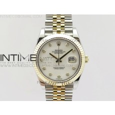 BP공장 롤렉스 데이저스트 41 콤비 화이트 자개 텐포인트다이얼 14K포금브레이슬릿 DATEJUST II 41MM 14K YG WRAPPED WHITE MOP DIAL ON NEW VERSION JUBILEE BRACELET