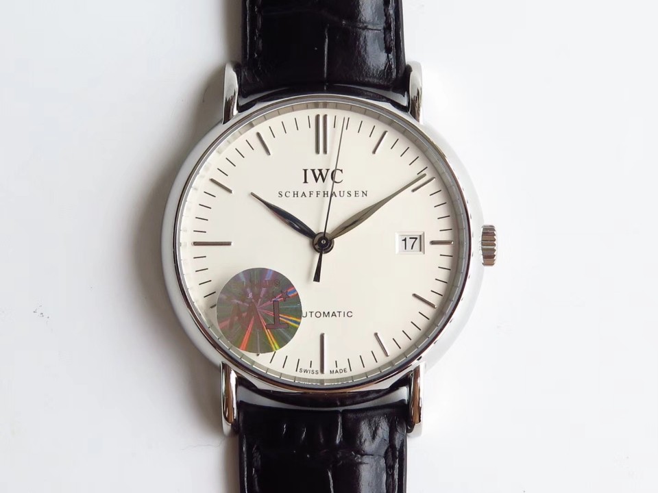 TW공장 IWC 포르토피노 IW3563 스틸 화이트다이얼 가죽스트랩