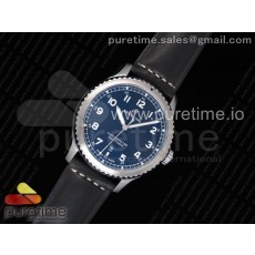 ZF공장 브라이틀링 내비타이머8 스틸 블랙다이얼 가죽스트랩 Navitimer 8 Automatic 41mmBlack Dial on Black Leather Strap A2824