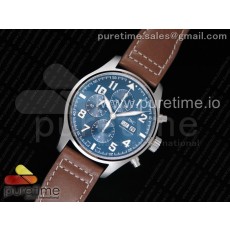 ZF공장 IWC 파일럿 크로노그래프 3777-21 어린왕자에디션 브라운가죽스트랩 IWC Pilot Chrono 377721 