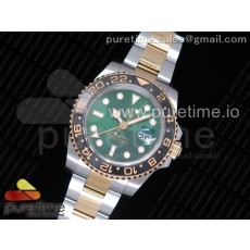 GM공장 롤렉스 GMT마스터2 904L스틸 콤비 그린다이얼 브레이슬릿 GMT Master II 116713 904L Steel Edition Green Dial on SS/YG Bracelet A2836