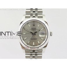 RE공장 V2 롤렉스 데이저스트 41 스틸 실버바다이얼 브레이슬릿 DATEJUST 126334 SS  SILVER DIAL STICK MARKERS ON NEW VERSION JUBILEE BRACELET A3235