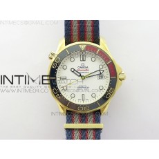 MK공장 오메가 옐로우골드금장 씨마스터 다이버 300M 커맨더스워치 나토스트랩 SEAMASTER DIVER 300M YG 