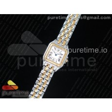 K11공장 까르띠에 팬더 레이디즈 22 옐로우골드콤비 화이트다이얼 브레이슬릿 Panthère Secrete Ladies 22mm SS/YG White Dial on SS/YG Bracelet Ronda Quartz