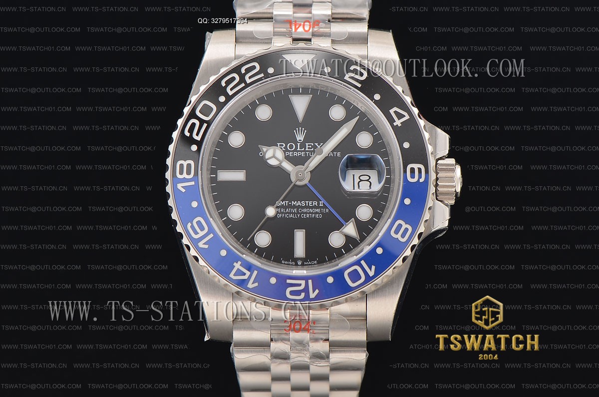 BP공장 롤렉스 GMT마스터2 블랙&블루 블랙다이얼 쥬빌레 GMT-Master II 126710BLNR BPF 1:1 904L Steel A3186