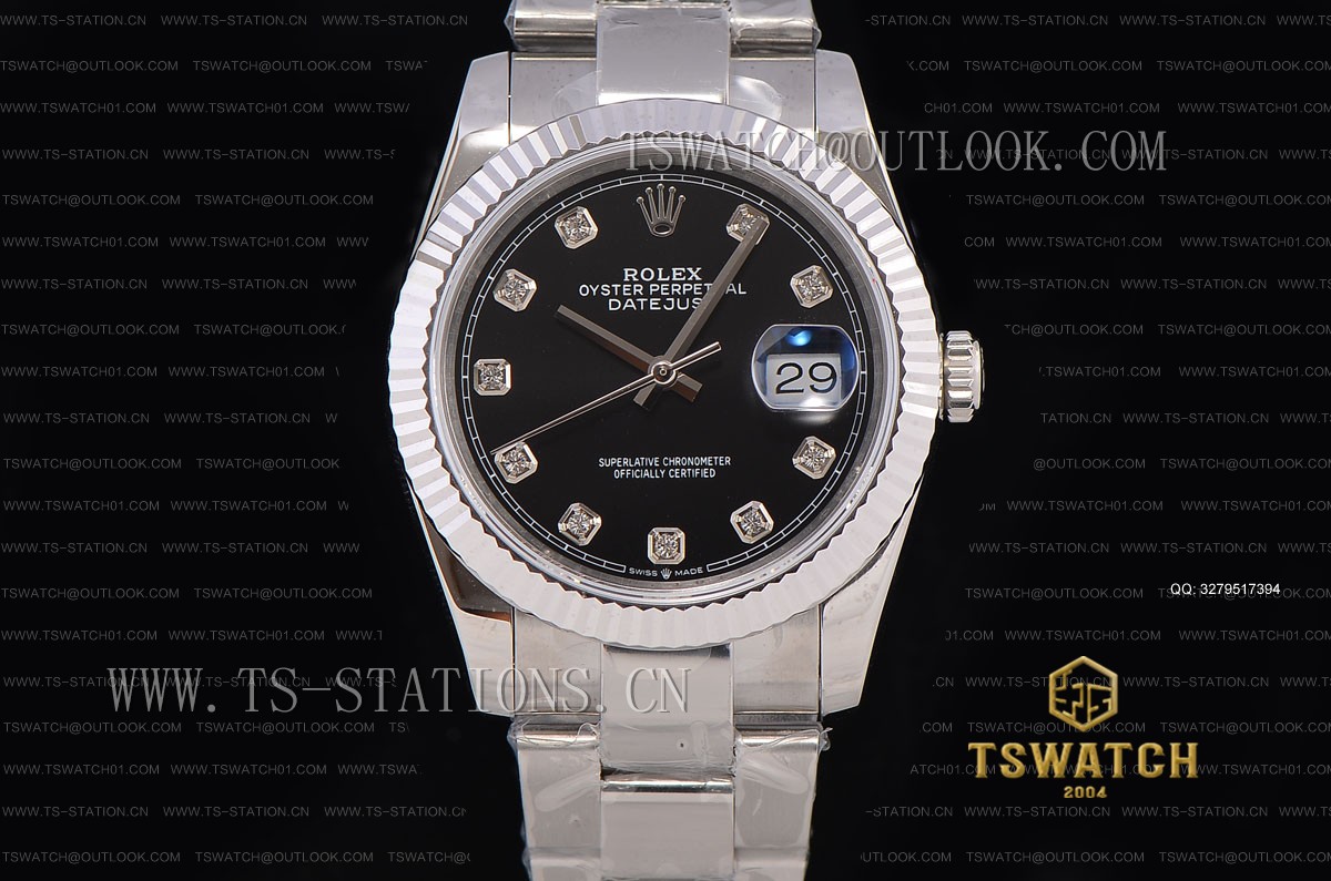 BP공장 데이저스트 36MM 블랙다이얼 브레이슬릿 Datejust 36mm BP High Grade Black Dial SS Bracelet A2813