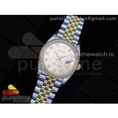 EW공장 롤렉스 데이저스트 36 옐로우골드콤비 컴퓨터다이얼 쥬빌레브레이슬릿 DateJust 36 SS/YG 126233 Gold Computer Dial Diamonds Markers on Jubilee Bracelet A3235