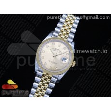 EW공장 롤렉스 데이저스트 36 옐로우골드콤비 샴페인다이얼 쥬빌레브레이슬릿 DateJust 36 SS/YG 126233 Gold Dial Diamonds Markers on Jubilee Bracelet A3235