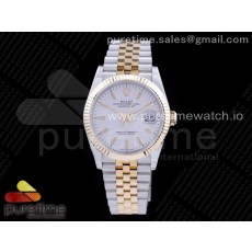 GM공장 롤렉스 데이저스트 36 옐로우골드콤비 포금 화이트다이얼 브레이슬릿 DateJust 36 SS/YG 126233 GMF Gold Wrapped 904L Steel White Dial Stick Markers on Jubilee Bracelet SA3235