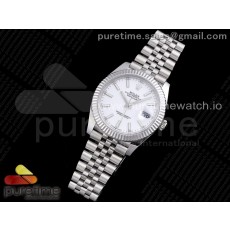 RE공장 롤렉스 데이저스트 41 화이트다이얼 브레이슬릿 New DateJust 41 126334 SS White Dial Stick Markers on Jubilee Bracelet A3235 Clone