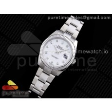 RE공장 롤렉스 데이저스트 41 화이트다이얼 브레이슬릿 New DateJust 41 126334 SS White Dial Diamonds Markers on Oyster Bracelet A3235 Clone