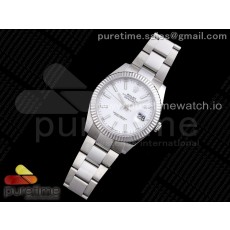 RE공장 롤렉스 데이저스트 41 화이트다이얼 브레이슬릿 New DateJust 41 126334 SS White Dial Stick Markers on Oyster Bracelet A3235 Clone