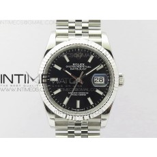 BP공장 롤렉스 데이저스트 36 스틸 블랙다이얼 플루티드베젤 쥬빌레브레이슬릿 3235 DateJust 36mm 126234 904L Steel New Version Black Dial on Jubilee Bracelet