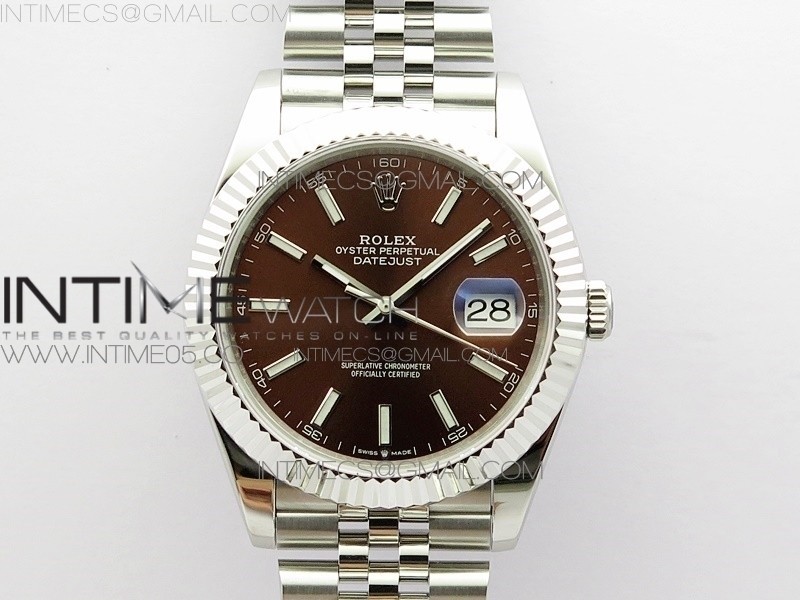 BP공장 롤렉스 데이저스트 41 브라운다이얼 브레이슬릿3235 DateJust 41 126334 SS New Version Brown Dial on Jubilee Bracelet