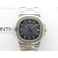 PP공장 V4 노틸러스 점보 그레이다이얼 브레이슬릿 Nautilus Jumbo 5711 Super Replication Gray Textured Dial on SS Bracelet PPF324 PPF공장