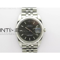 DJ공장 롤렉스 데이저스트 36 그레이다이얼 2824 Datejust 36mm 116234 904L SS DJF 1:1 Best Edition Gray Dial Sticks Markers On SS Jubilee Bracelet A2824