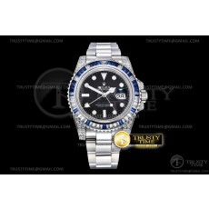 GM공장 젬티 블랙다이얼 3186 GMT Master II Blu/Wh 904 Dia SS/SS Blk GMF A3186 CHS