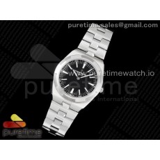 XF공장 오버시즈 블랙다이얼 Overseas Ultra-Thin 2000V XF Best Edition Black Dial on SS Bracelet A1120