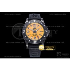 TF공장 브라이틀링 슈퍼오션 DLC 옐로우다이얼 러버 Superocean 44mm DLC/RU Yellow TF Asia 2824