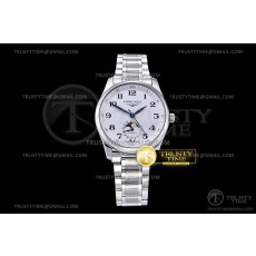 GS공장 마스터 문페이즈 화이트다이얼 Longines Master Moonphase SS/SS Wht/Num GSF A899