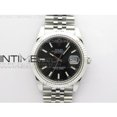 RO공장 롤렉스 데이저스트 41 그레이다이얼 DateJust 41MM 126334 904L SS ROF 1:1 Best Edition Gray Dial Stick Markers on SS Jubilee Bracelet A3235