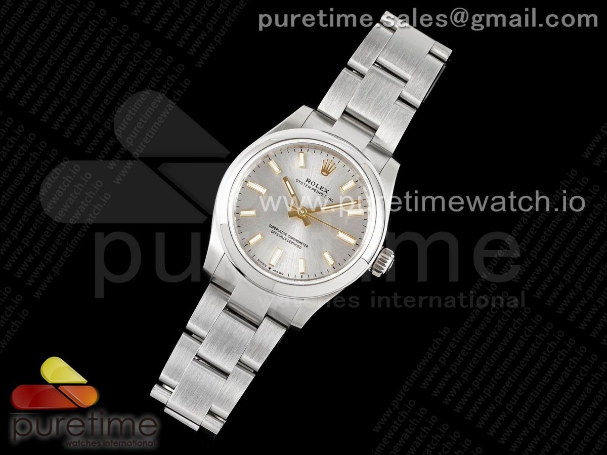 EW공장 롤렉스 오이스터퍼페츄얼 31미리 실버다이얼 Oyster Perpetual 31mm 277200 EWF Best Edition Silver Dial on SS Bracelet 6T15