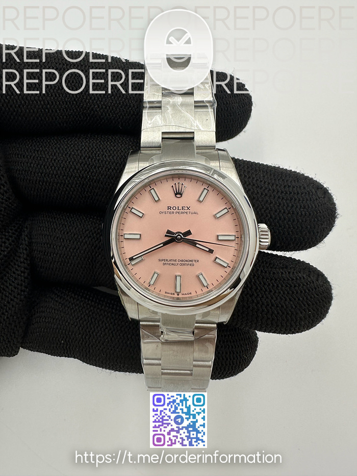 EW공장 롤렉스 오이스터퍼페츄얼 31미리 핑크다이얼 Oyster Perpetual 31mm 277200 EWF Best Edition Pink Dial on SS Bracelet 6T15