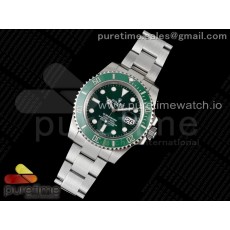 ZR공장 롤렉스 서브마리너 40 그린 3135 Submariner 116610 LV Green Ceramic ZRF 1:1 Best Edition on SS Bracelet VR3135