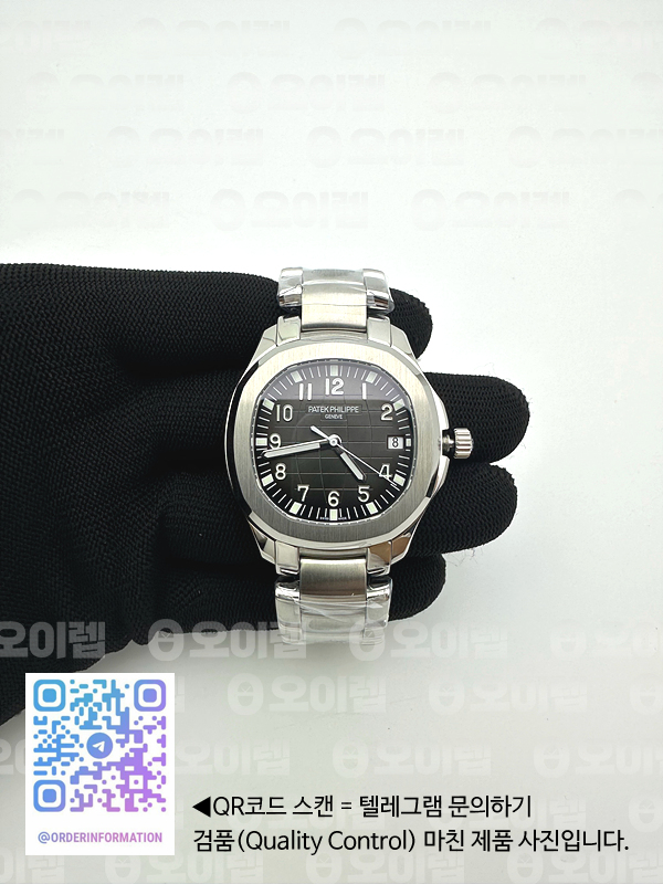 3K공장 파텍필립 아쿠아넛 그레이다이얼 브레이슬릿 Aquanaut 5167 SS 3KF Best Edition Gray Dial on SS Bracelet A324 Super Clone V2