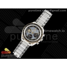 OM공장 오메가 스피드마스터 50주년 블랙다이얼 핸드와인딩무브 Speedmaster 50th Anniversary of The Moon Landing OMF Best Edition on SS Bracelet Manual Winding Chrono Movement