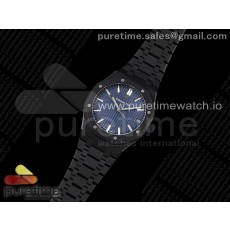 ZF공장 오데마피게 로얄오크 15500 DLC 블루다이얼 Royal Oak 41mm 15500 DLC ZF 1:1 Best Edition Blue Textured Dial on SS Bracelet A4302 V2(Free Box)