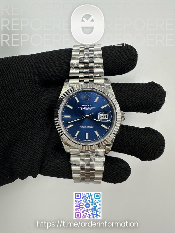 VS공장 롤렉스 데이저스트 41 블루다이얼 플루티드베젤 쥬빌레브레이슬릿 3235 DateJust 41 126334 904L SS VSF 1:1 Best Edition Blue Dial on Jubilee Bracelet VS3235