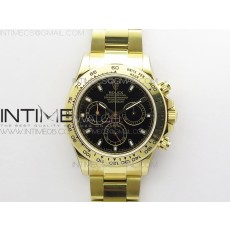 BL공장 롤렉스 스틸 데이토나 옐로우골드금통 블랙다이얼 Daytona 116500 LN YG BLF Best Edition Black dial On YG Bracelet A4130