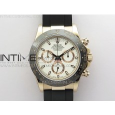 BL공장 세라토나 로골 화이트다이얼 러버 Daytona 116500 LN RG BLF Best Edition White dial On Black Rubber Strap A4130