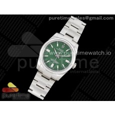 GM공장 롤렉스 오이스터 퍼페츄얼 36미리 그린다이얼 3230 Oyster Perpetual 36mm 126000 GMF 1:1 Best Edition 904L Steel Green Dial on SS Bracelet SA3230