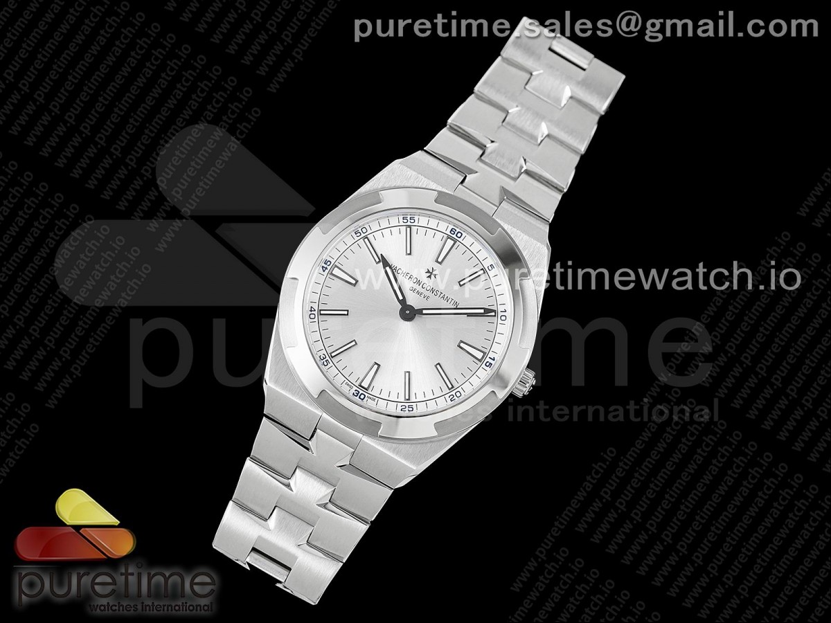 V8F공장 오버시즈 화이트다이얼 Overseas Ultra-Thin 2000V V8F Best Edition White Dial on SS Bracelet A1120