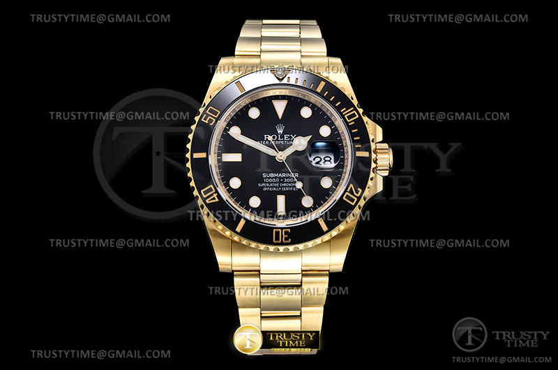 EW공장 V2 롤렉스 서브마리너 41 흑금통 Submariner 126618LN 904L YG/YG Blk EWF V2 A3235