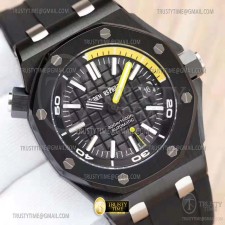 BF공장 오데마피게 로얄오크오프쇼어 다이버 15716 블랙케이스 옐로우이너베젤 Royal Oak Offshore Diver 15706 FC/RU Black BF A3120