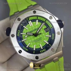 BF공장 오데마피게 로얄오크오프쇼어 15710 그린 Royal Oak Offshore Diver 15710 SS/RU Green BF A3120