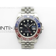 MI공장 롤렉스 GMT마스터2 40 펩시 쥬빌레브레이슬릿 GMT Master II 126710 BLRO 904L SS MIF 1:1 Best Edition on Jubilee Bracelet SA3285 CHS