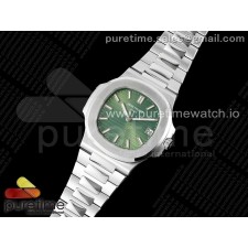 PP공장 V4 파텍필립 노틸러스 5711/A 스틸 그린다이얼 324CS Nautilus 5711/1A PPF 1:1 Best Edition Green Textured Dial on SS Bracelet 324CS V4 PPF공장