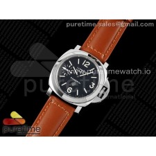 HW공장 파네라이 루미노르 마리나 PAM005 솔리드백 가죽스트랩 PAM005 N HWF 1:1 Best Edition on Brown Leather Strap A6497