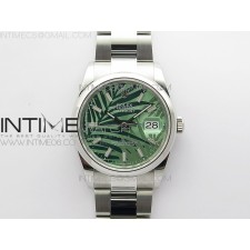 BP공장 롤렉스 데이저스트 36 스틸 그린팜다이얼 돔베젤 오이스터브레이슬릿 DateJust 36 SS 126200 BP 1:1 Best Edition New Green Dial on Oyster Bracelet