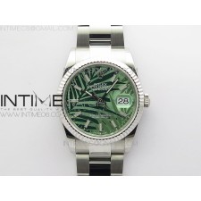 BP공장 롤렉스 데이저스트 36 스틸 그린팜다이얼 플루티드베젤 오이스터브레이슬릿 DateJust 36 SS 126234 BP 1:1 Best Edition New Green Dial on Oyster Bracelet