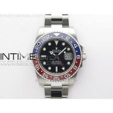 BP공장 롤렉스 GMT마스터2 펩시 블랙다이얼 쥬빌레브레이슬릿 GMT-Master II 116719 BLNR Red/Blue Ceramic 904L BP 1:1 Best Edition Black Dial On VR3285 (Correct Hand Stack)