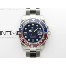 BP공장 롤렉스 GMT마스터2 펩시 블루다이얼 오이스터브레이슬릿 GMT-Master II 116719 BLNR Red/Blue Ceramic 904L BP 1:1 Best Edition Blue Dial On VR3285 (Correct Hand Stack)