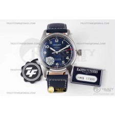 ZF공장 론진 스피릿 데이트 스틸 블루다이얼 가죽스트랩 Longines Spirit SS/LE Blue ZF A2892