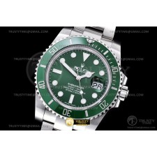 GM공장 V2 롤렉스 서브마리너 40 그린 헐크 브레이슬릿 Submariner 116610LV 904L SS/SS Green GMF V2 VR3135